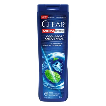 شامپو ضد شوره خنک کننده آقایان کلییر مدل Cool Sport Menthol